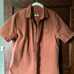 Topo Designs Rust Casual Button Down Shirt